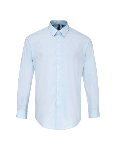 PRE-PR207-Chemise à manches longues en popeline Supreme Homme 2